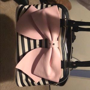 Betsey Johnson striped purse